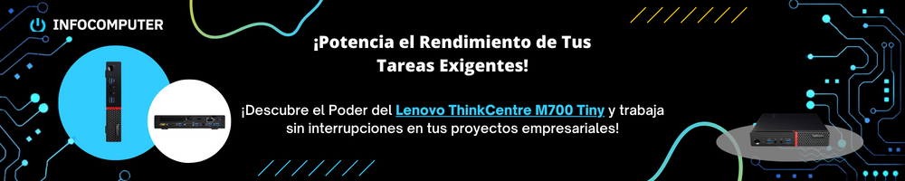 Espacio sin Compromisos: Por qué Elegir el ThinkCentre M700 Tiny para Ambientes Compactos